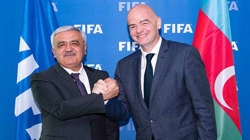 AFFA və FİFA prezidentləri görüşüb (FOTO)