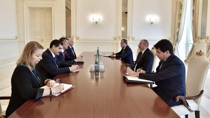 İlham Əliyev Türkiyənin Təhsil nazirini qəbul edib