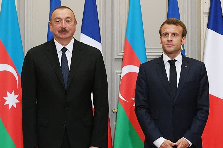 Emmanuel Makron Azərbaycan Prezidentindən dəstək istədi
