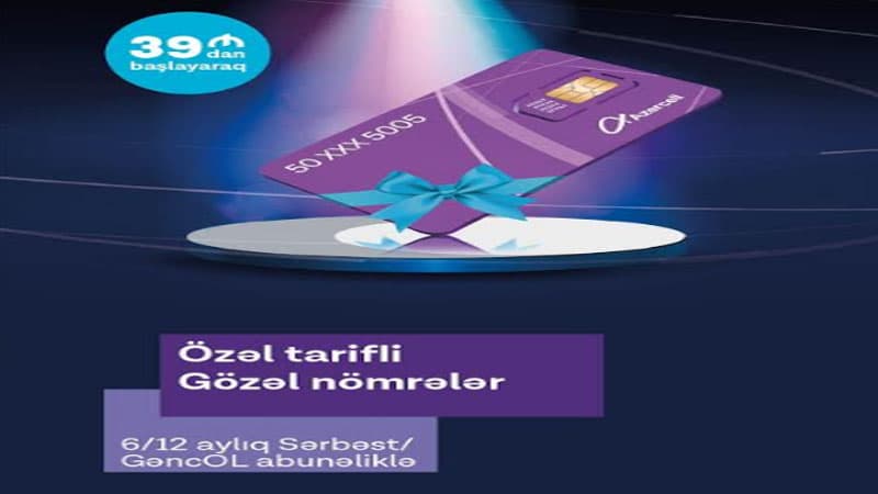 Azercell-dən gözəl nömrələrə xüsusi kampaniya! (R)