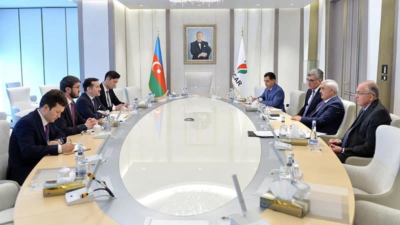 SOCAR prezidenti Əfqanıstanın Ticarət və Sənaye naziri ilə görüşüb (FOTOLAR)