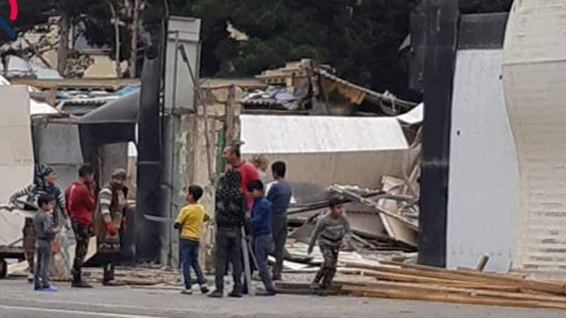 "Oazis" restoranı söküldü