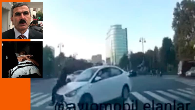 Hüquq müdafiəçisi Oqtay Gülalıyevin vurulma anı (VİDEO)