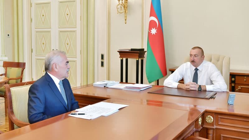 Prezident Vasif Talıbovu qəbul etdi (FOTO)