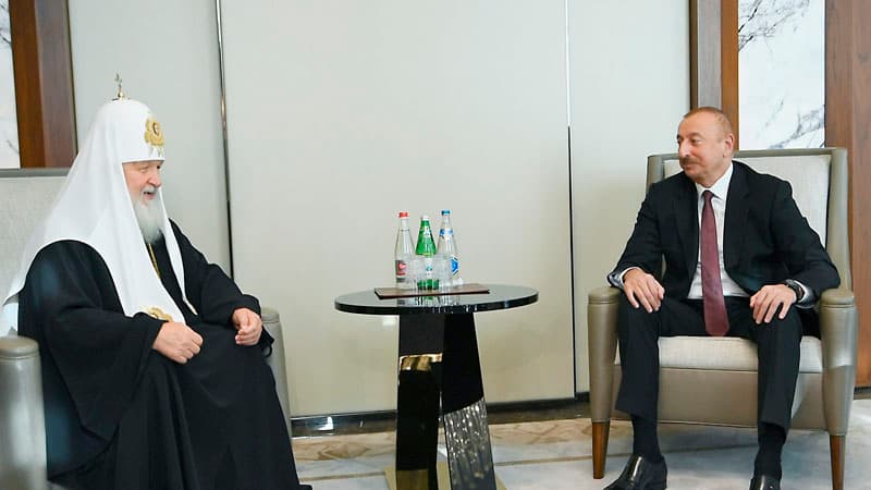 Moskvanın və Bütün Rusiyanın patriarxı İlham Əliyevə məktub göndərib
