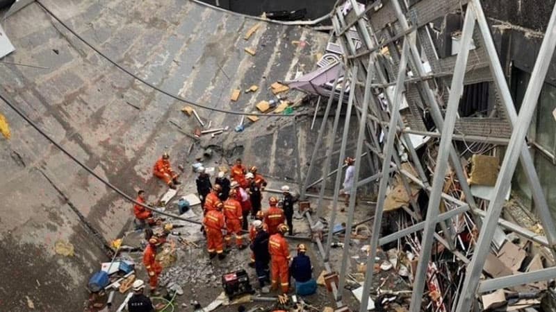 Çində tunel çökdü: ölən və yaralananlar var