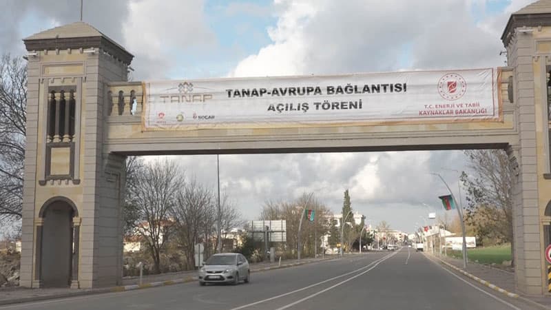 TANAP-ın II hissəsinin açılışına son hazırlıqlar görülür (FOTOLAR)