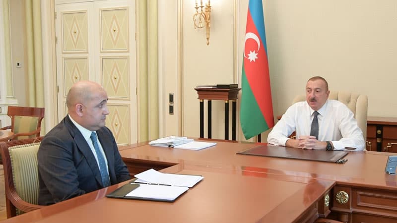 İlham Əliyev Neft Fondunun yeni rəhbərini qəbula çağırdı (FOTO)
