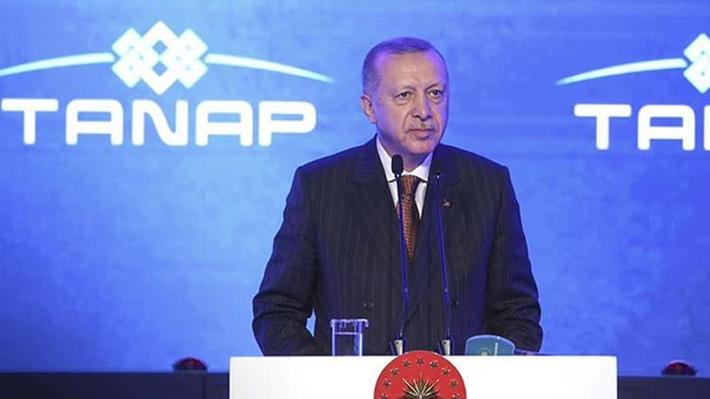 Türkiyə Prezidenti: “TANAP ölkələrimiz arasındakı köklü dostluğun simvoludur”