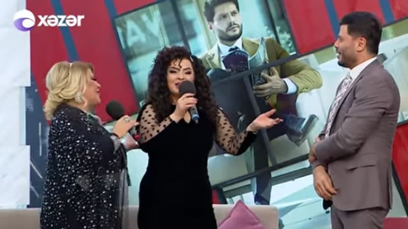 "Xəzər TV"nin efirində gərgin anlar (VİDEO)
