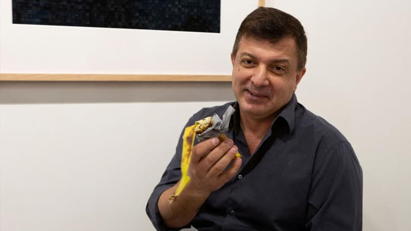 Yeyilən 125 min dollarlıq postmodern banan polis nəzarətinə götürüldü