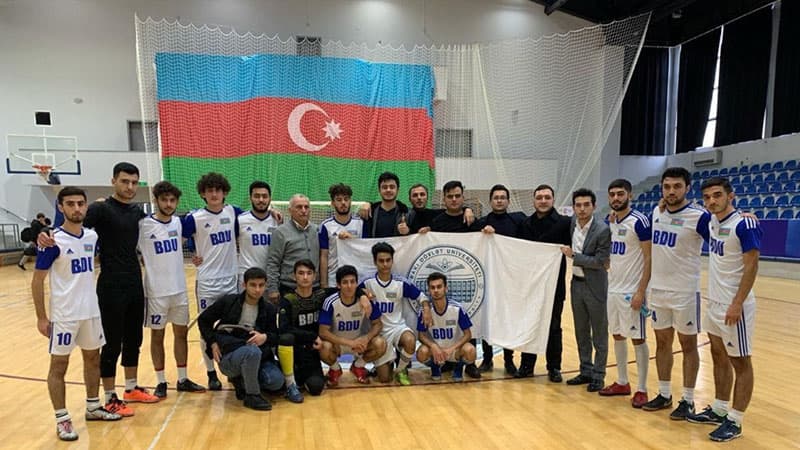BDU Futzal Komandası ölkə çempionu oldu (FOTO)