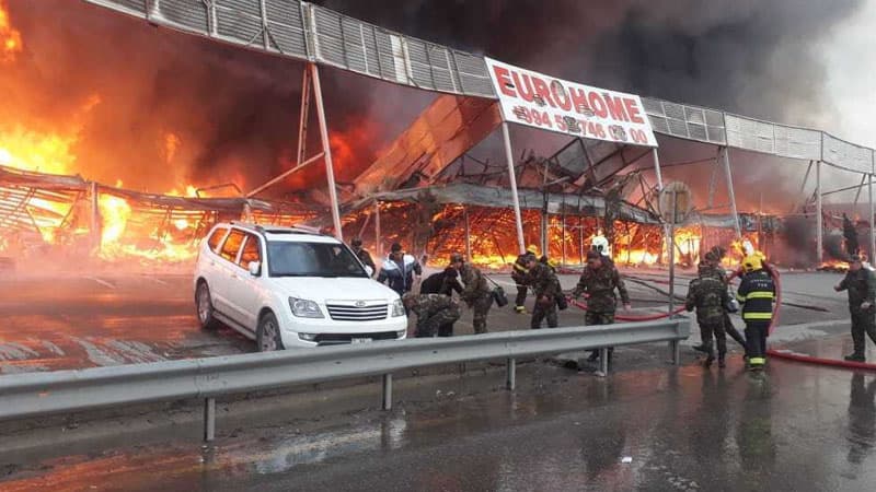 “EuroHome”da baş verən yanğınla bağlı cinayət işi başlanıldı