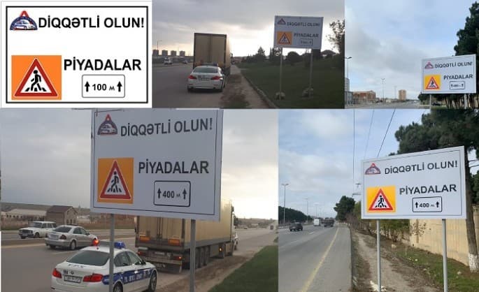 Yol polisindən piyadavurmaların qarşısını alacaq yenilik (VİDEO)