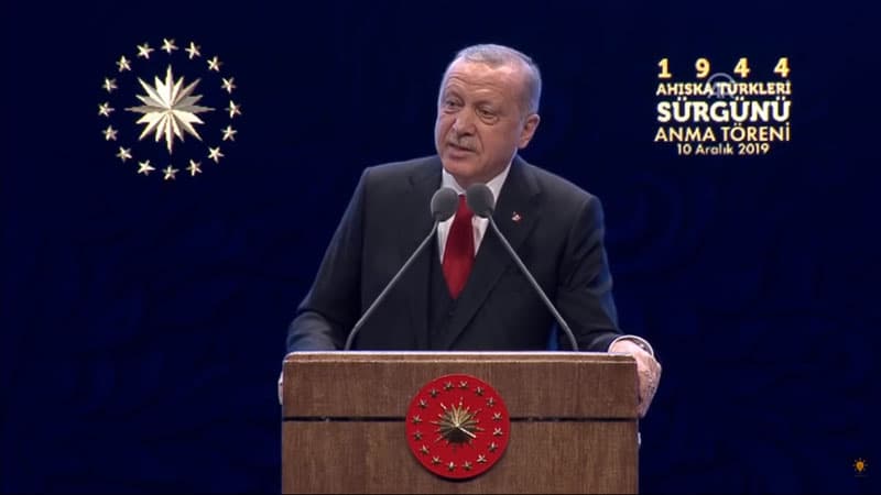 Ərdoğan Qənirə Paşayevanın şeirini oxudu (VİDEO)