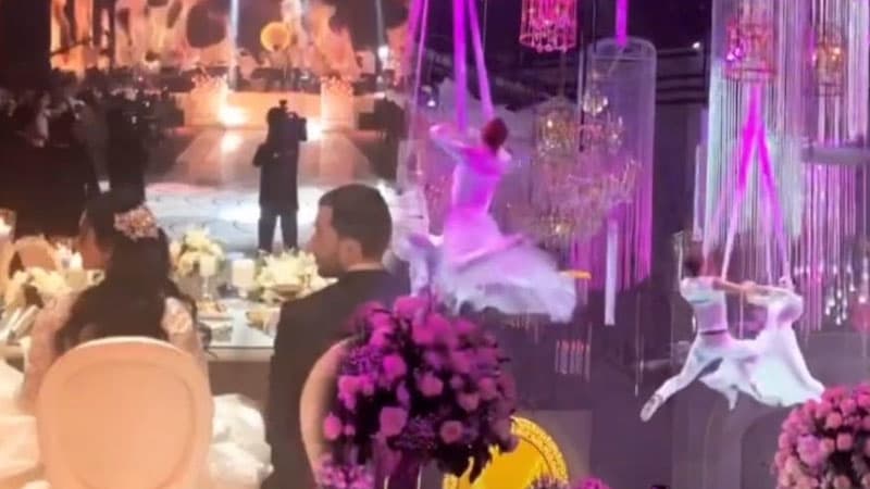 Bakıda iş adamı oğluna dəbdəbəli toy etdi: Məşhurlar toplaşdı (VİDEO)