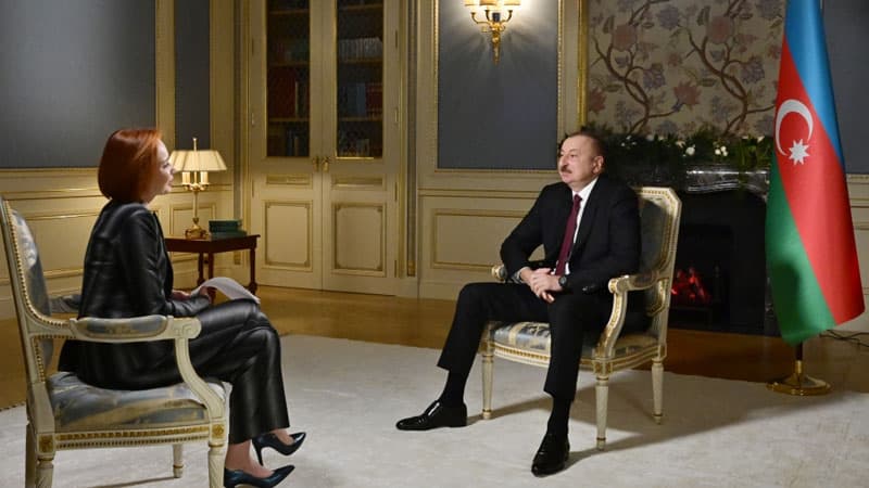 İlham Əliyev “Rossiya-24”ə müsahibə verdi (FOTO)