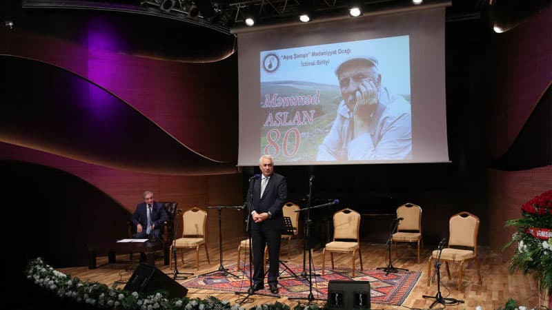 "Aşıq Şəmşir" Məmməd Aslanın 80 illik yubileyini qeyd etdi (FOTOLAR)