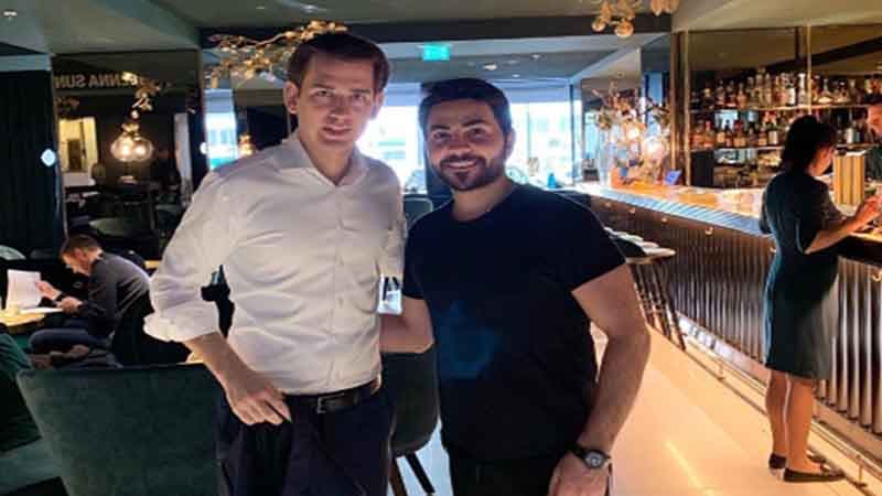 Elçin Cəfərov Avstriya Kansleri ilə görüşdü (FOTO)
