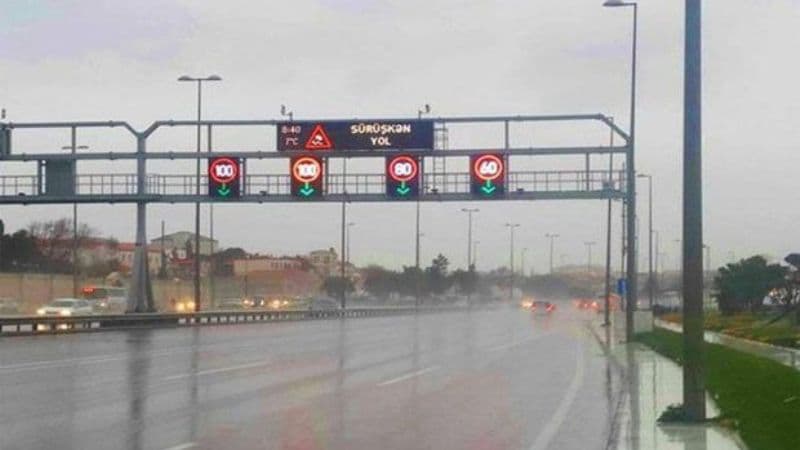 Yollarda sürət həddi endirildi