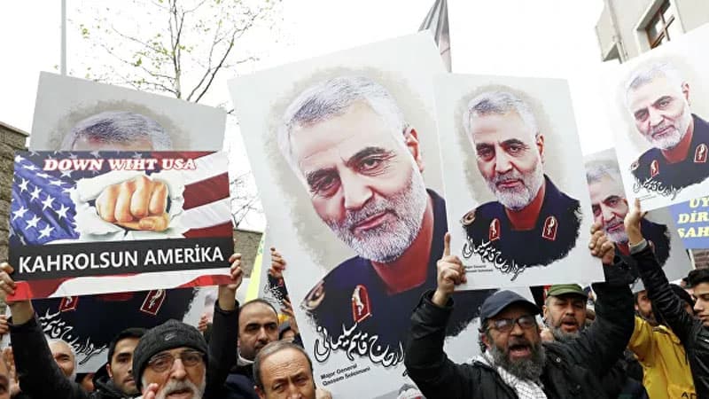 Süleymaninin dəfnində qızı Zeynəb ABŞ-a “qara günə hazır olun” dedi