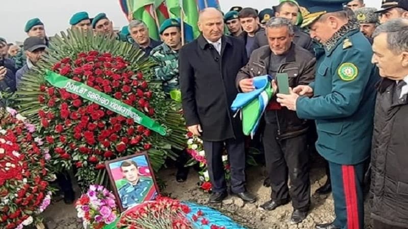 Şəhidimiz “Hərbi xidmətdə fərqlənməyə görə” medalı ilə təltif edildi