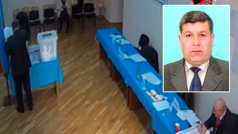 Seçki qutusuna topa bülleten atan ADP sədrinin müavini imiş (VİDEO)