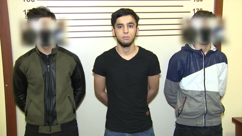 Bakıda yetkinlik yaşına çatmayanlardan ibarət dəstə saxlanıldı (FOTO)