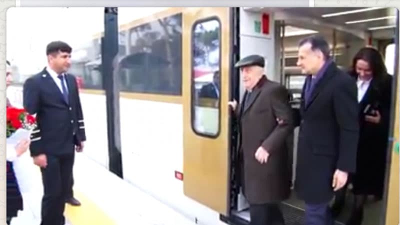 Dəmir yolları Xoşbəxt Yusifzadəni 60 ildən sonra arzusuna çatdırdı (VİDEO)