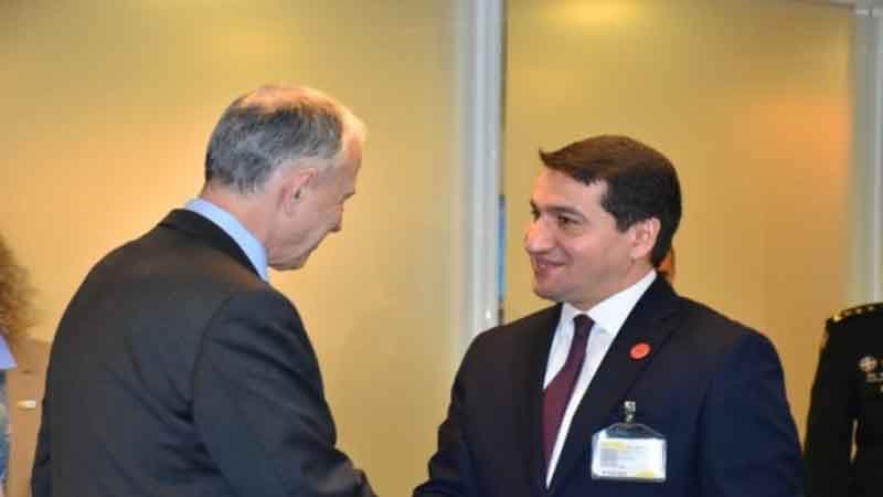 Prezidentin köməkçisi NATO-nun mənzil qərargahında (FOTO)