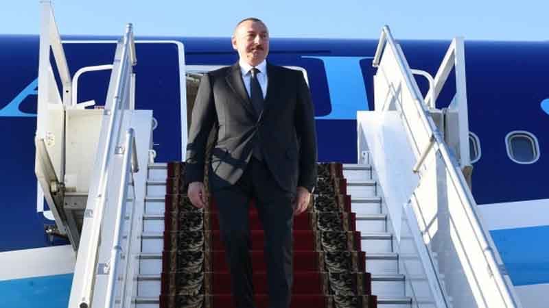 İlham Əliyevin İsveçrəyə işgüzar səfəri başlayıb