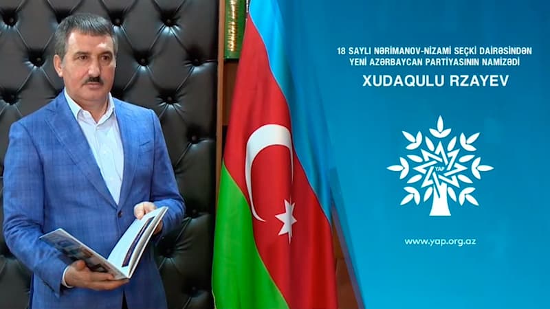 YAP-ın namizədi Xudaqulu Rzayevin seçicilərə müraciəti (VİDEO)