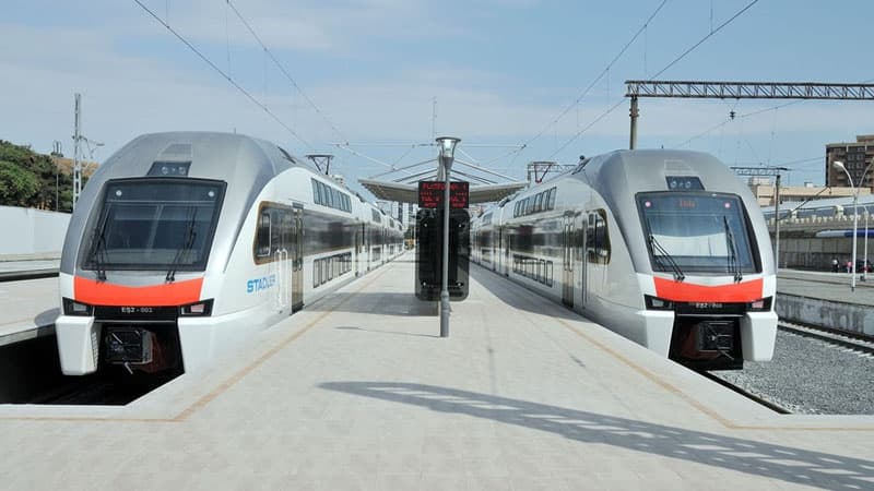 Dəmir yolunda sərnişin daşımaları 35,5% artıb