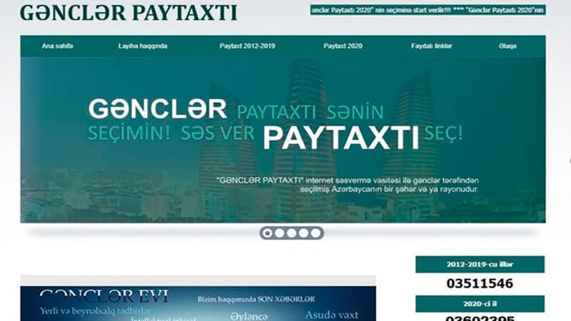 Azərbaycanda 2020-ci ilin “Gənclər paytaxtı” açıqlandı