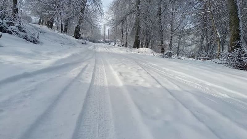 Azərbaycanda möhtəşəm qar mənzərəsi (FOTOLAR)