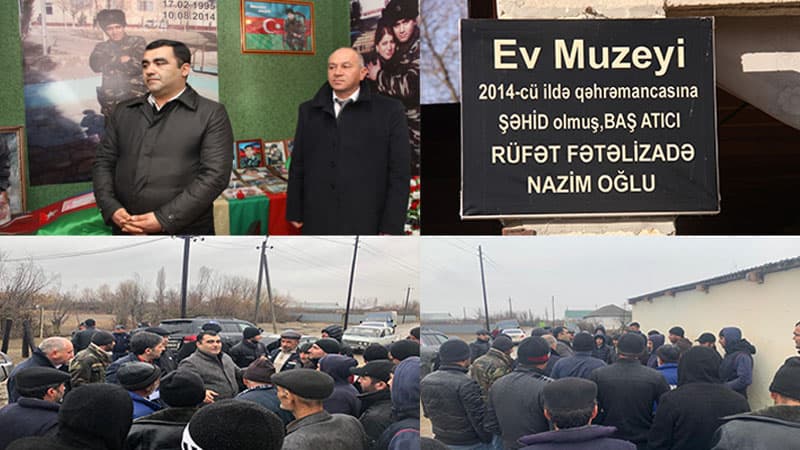 Ayaz Qocamanov daha bir şəhid ailəsini ziyarət etdi: Görüşlər davam edir (FOTOLAR)