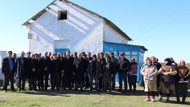 Sabir Rüstəmxanlı Neftçalanın ən ucqar kəndinə getdi (FOTO)
