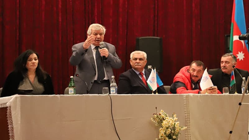 Sabir Rüstəmxanlının seçicilərlə görüşündə izdiham (FOTOLAR)