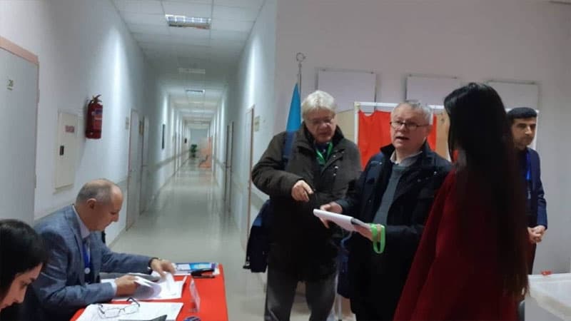 AŞPA nümayəndə heyəti seçkiləri müşahidəyə başladı (FOTO)