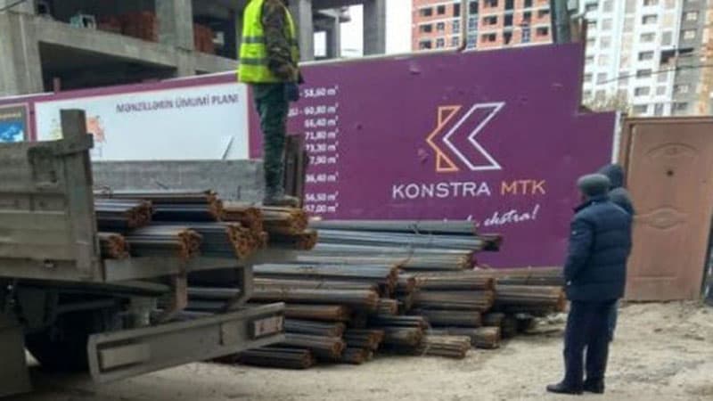 Yüksək vəzifəli şəxsin oğlunun binasında qalmaqal (FOTO)