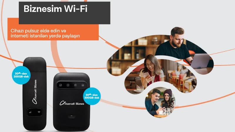 Azercell-dən "Biznesim Wi-Fi" təklifləri ilə biznesinizi daha rahat idarə edin! (R)