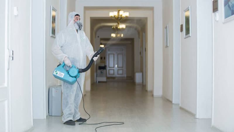 "Azərbaycan Dəmir Yolları" inzibati binasında dezinfeksiya işləri aparıb (FOTOLAR)