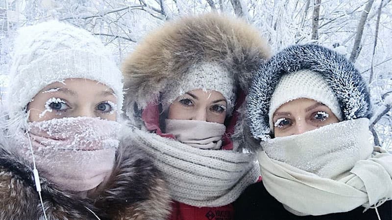 Dünyanın ən soyuq qəsəbəsi: 60 dərəcə şaxtada yaşayırlar (FOTO/VİDEO)