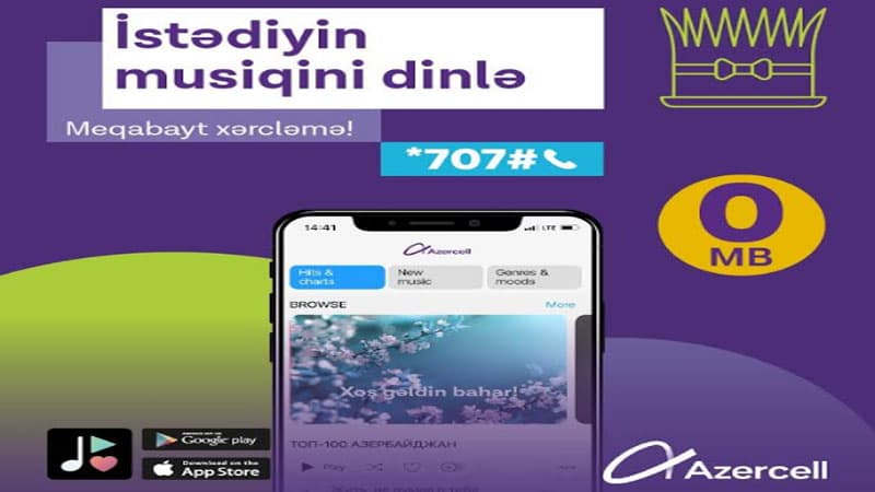 Azercell-lə Mobil Musiqi limitsiz oldu! (R)