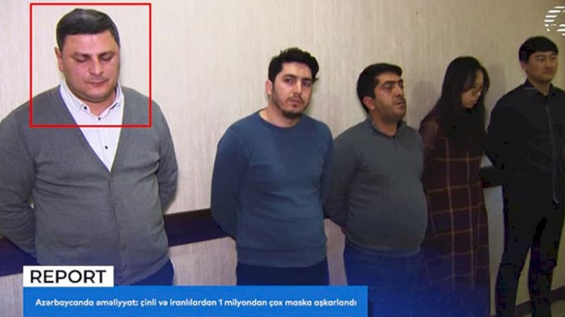 Həbs olunan "maska" tacirlərinin biri bu vəzifəlinin həyat yoldaşıdır (FOTO)