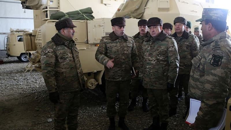 Zakir Həsənov və Məhərrəm Əliyev cəbhə bölgəsində yerləşən hərbi hissələrdə (FOTO/VİDEO)
