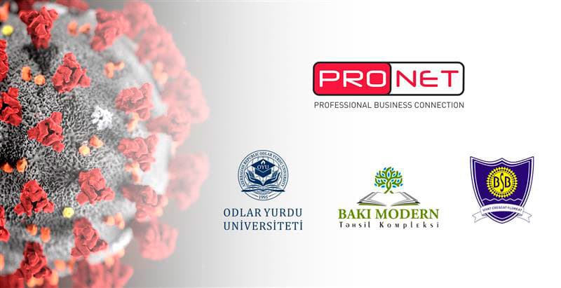 “Odlar Yurdu Universiteti”, “British School in Baku”, “Bakı Müasir Məktəbi və “Pronet” MMC şirkəti “COVİD-19” pandemiyasına qarşı birgə əməkdaşlıq edəcək.