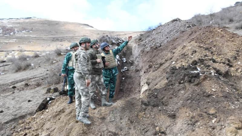 Elçin Quliyev Ermənistanla sərhəddə: DSX rəisi tapşırıqlar verdi (FOTOLAR)