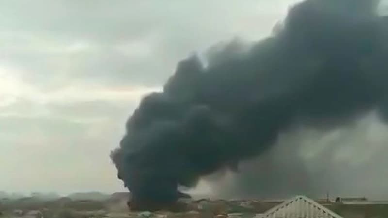 Bakıda güclü yanğın (VİDEO)