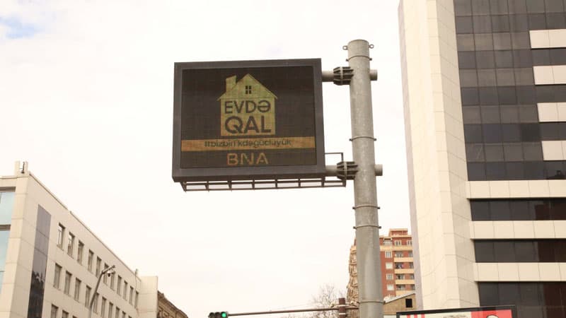 BNA koronavirusla bağlı aksiyaya qoşuldu (FOTOLAR)